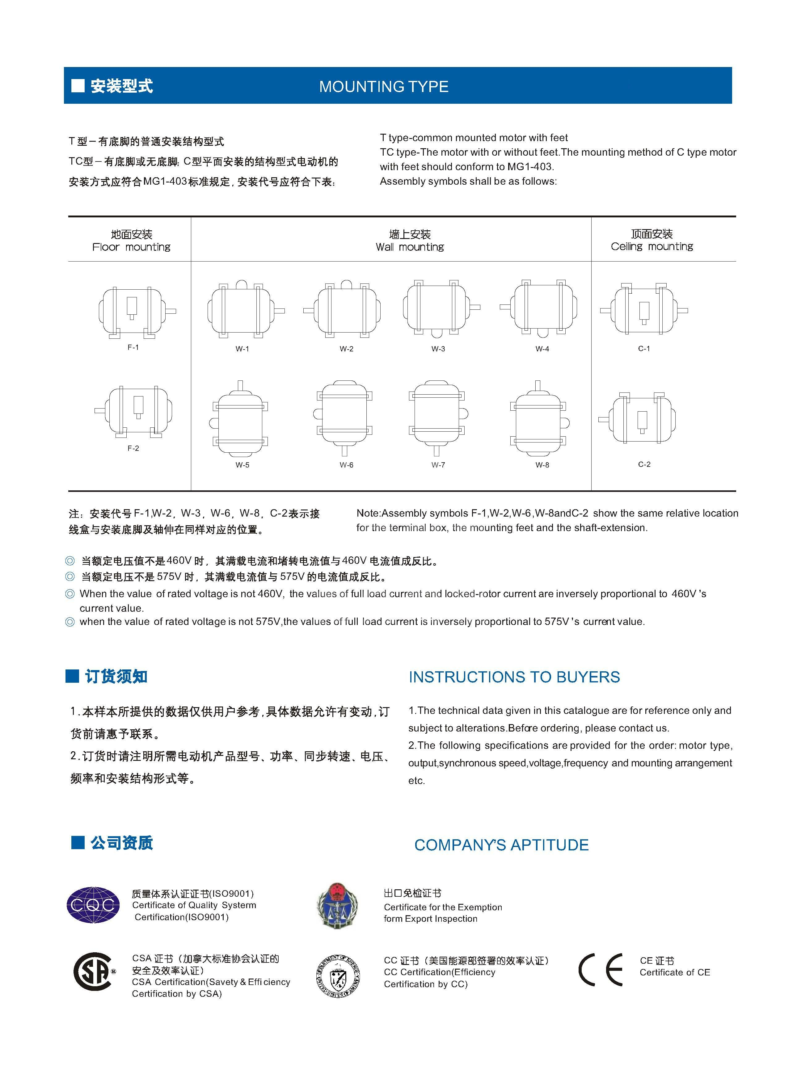 NEMA 超高效<a href='/djxl.shtml' class='keys' title='点击查看关于电机的相关信息' target='_blank'>电机</a>安装形式1